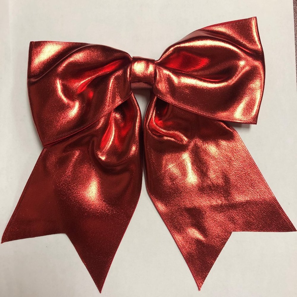 Red Metallic Cheer Bow / Brand new